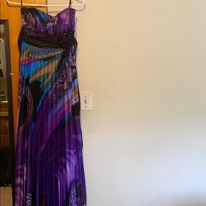 Multicolor, prom dress